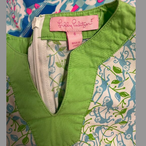 Girls Lily Pulitzer tunic top with monkey design - Picture 3 of 3